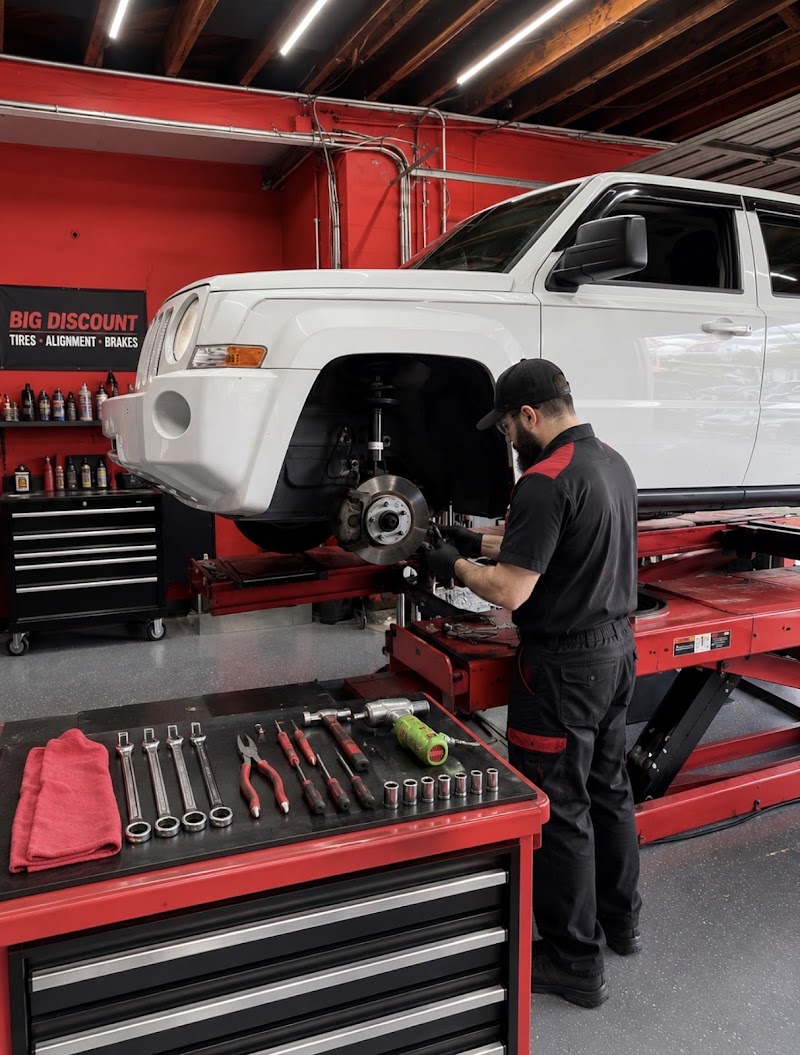 Big Discount Tire Alignment Brakes Oil Change Auto Care
